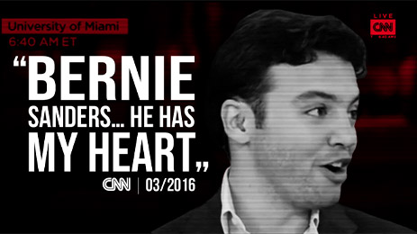 Richard Lamondin on CNN saying, &ldquo;…He Has My Heart&rdquo;
